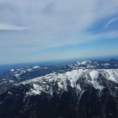 Flugwegposition um 09:23:33: Aufgenommen in der Nähe von Gemeinde Scheffau am Wilden Kaiser, Österreich in 2504 Meter